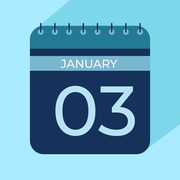 Mes Calendarios de nuevo estilo de enero de 2025