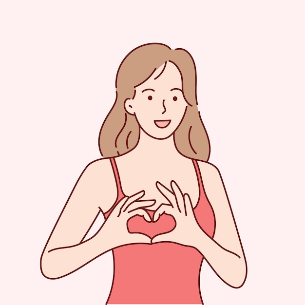 Mes de concienciación sobre el cáncer de mama concepto examen de quistes o tumores de mama