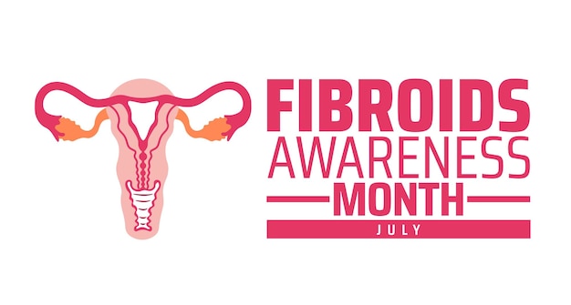 Mes de concienciación sobre los fibromas - Ilustración médica