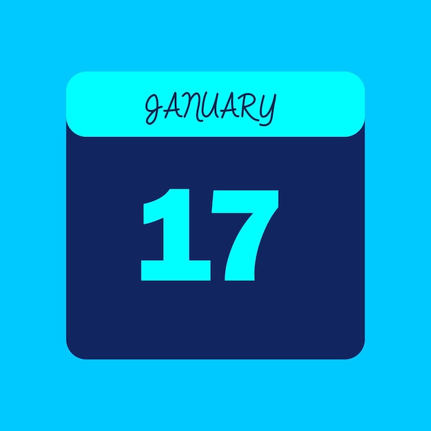 Mes de enero Calendario Editable