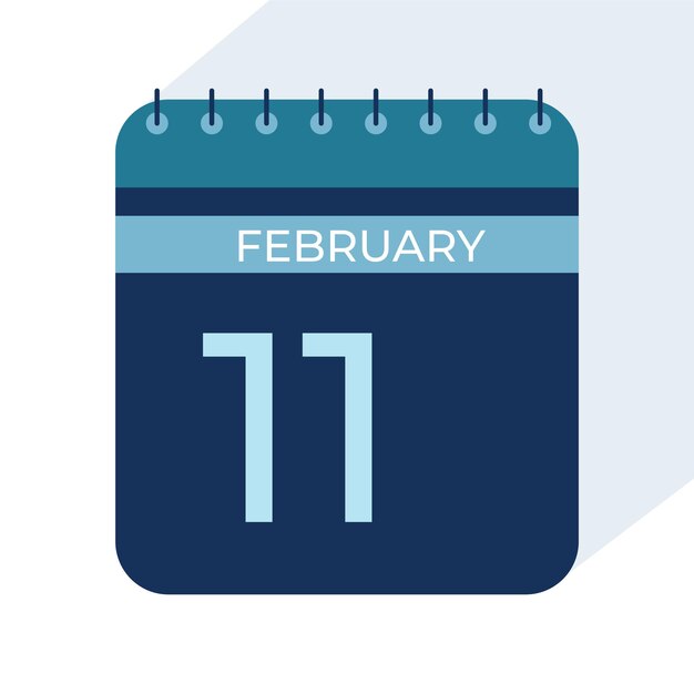 Mes de febrero Calendarios de nuevo estilo 2025