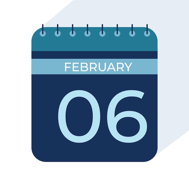 Mes de febrero Calendarios de nuevo estilo 2025