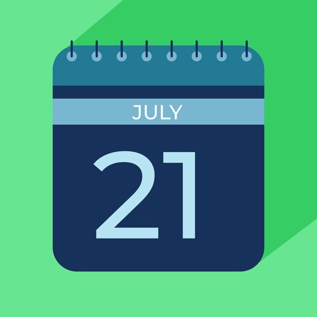 Mes de julio Calendarios de nuevo estilo 2025