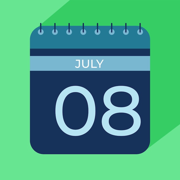 Mes de julio Calendarios de nuevo estilo 2025