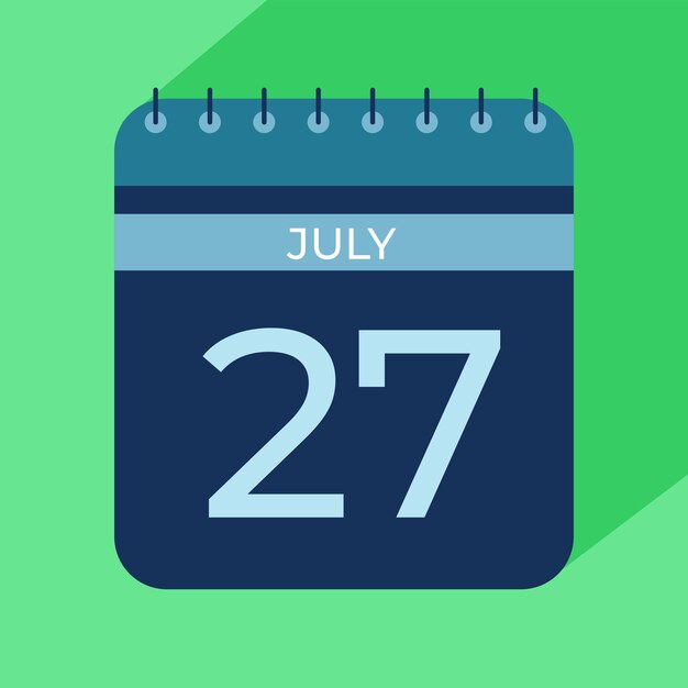 Mes de julio Calendarios de nuevo estilo 2025