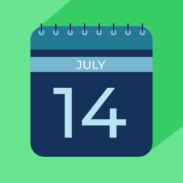 Mes de julio Calendarios de nuevo estilo 2025