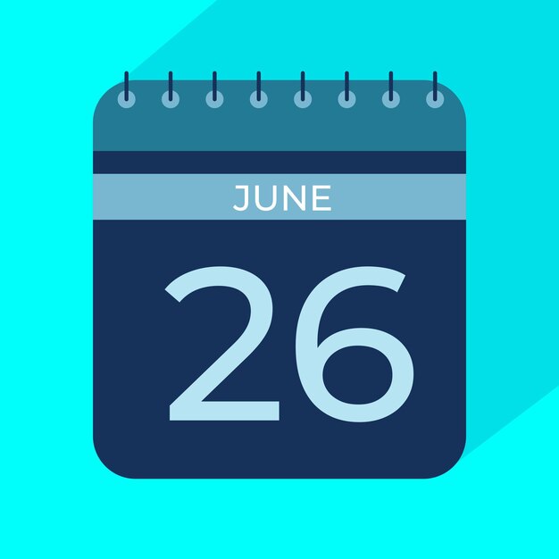 Mes de junio Calendarios de nuevo estilo 2025
