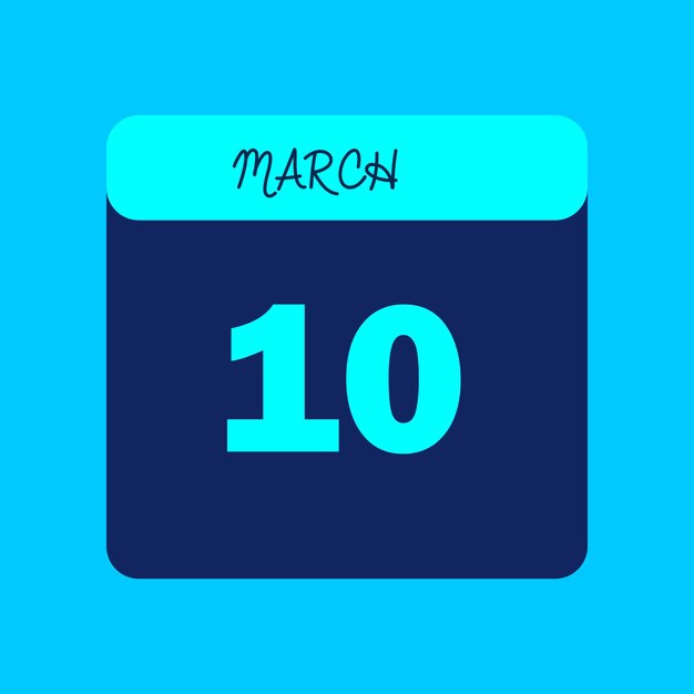 Mes de marzo de 2024 Calendario Editable