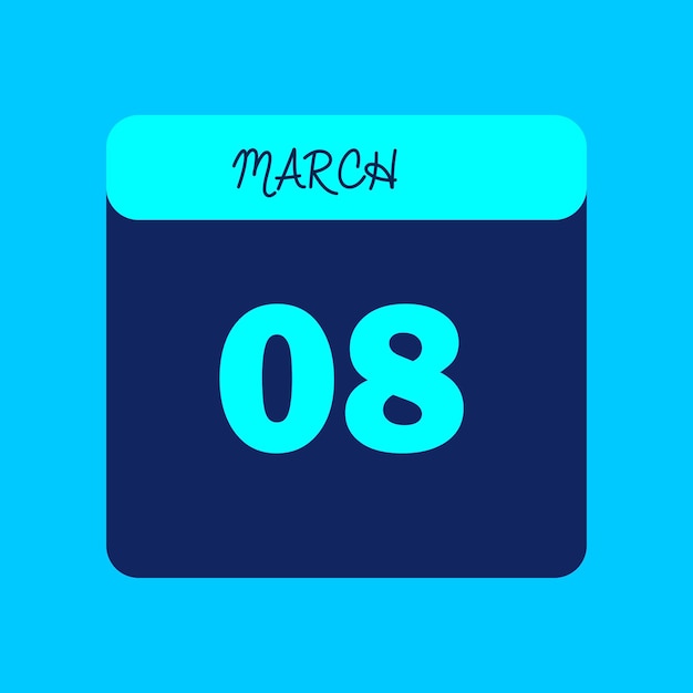 Mes de marzo de 2024 Calendario Editable