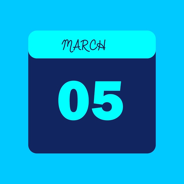 Mes de marzo de 2024 Calendario Editable