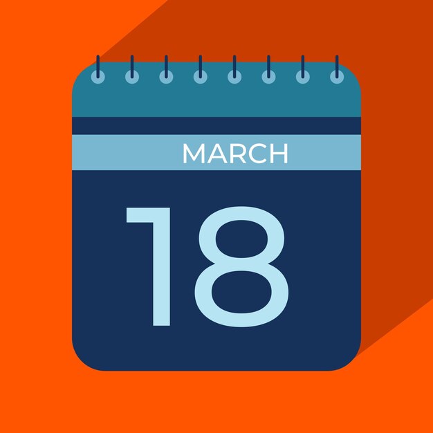 Mes de marzo Calendarios de nuevo estilo 2025