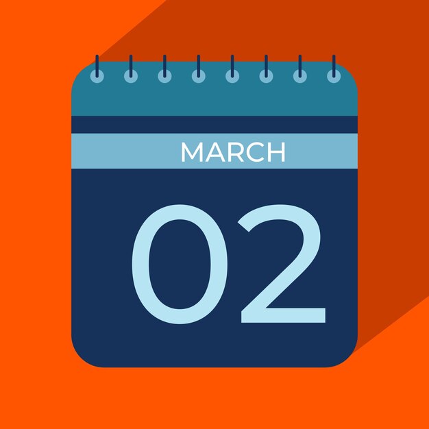 Mes de marzo Calendarios de nuevo estilo 2025