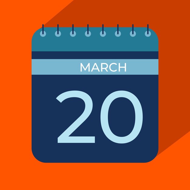 Mes de marzo Calendarios de nuevo estilo 2025