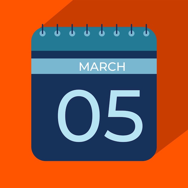 Mes de marzo Calendarios de nuevo estilo 2025