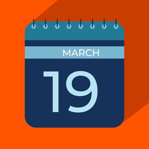 Mes de marzo Calendarios de nuevo estilo 2025