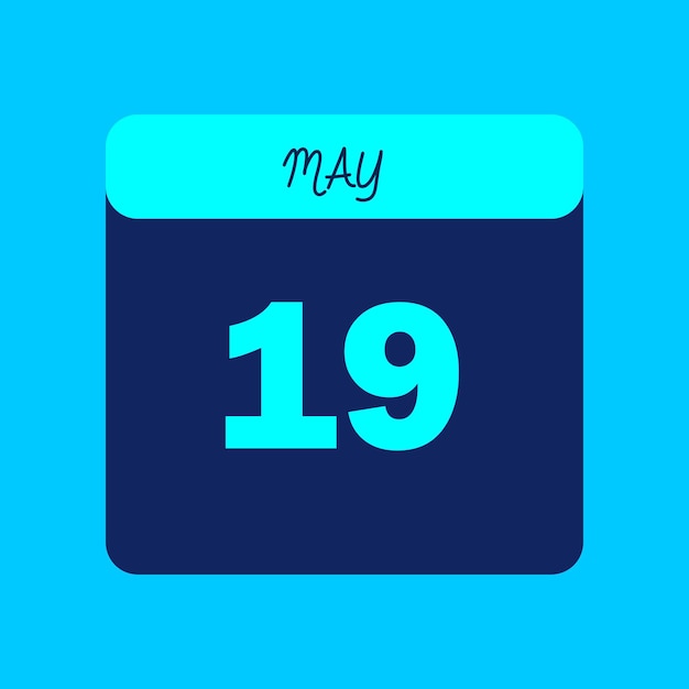 Mes de mayo de 2024 Calendario Editable