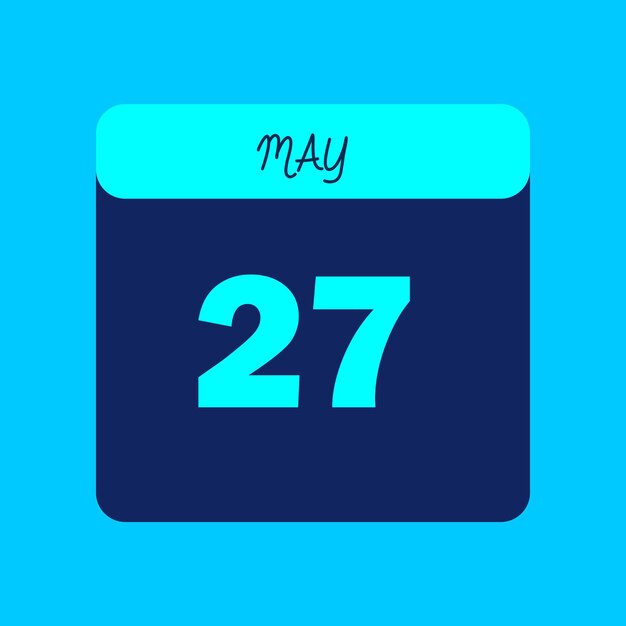 Mes de mayo de 2024 Calendario Editable