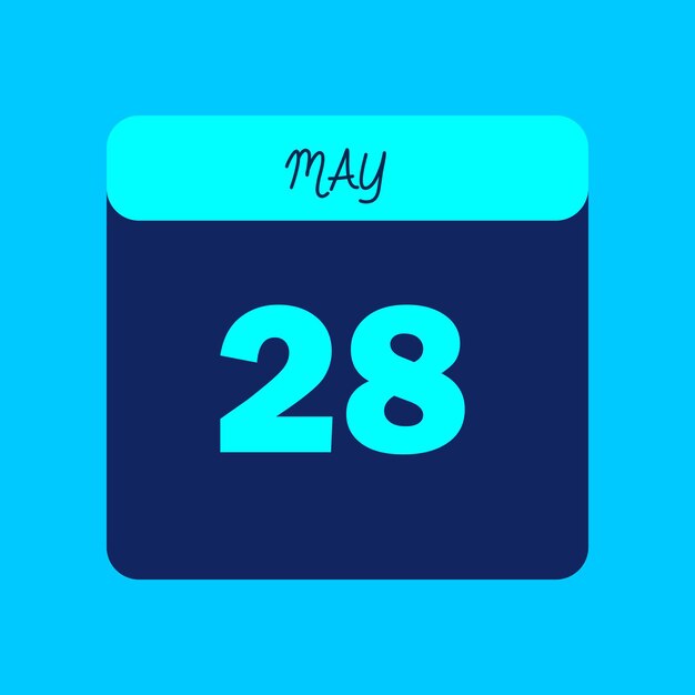 Mes de mayo de 2024 Calendario Editable