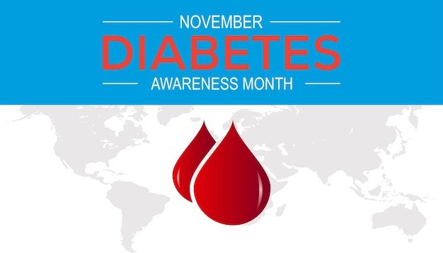 El mes nacional de concienciación sobre la diabetes se celebra cada año en noviembre