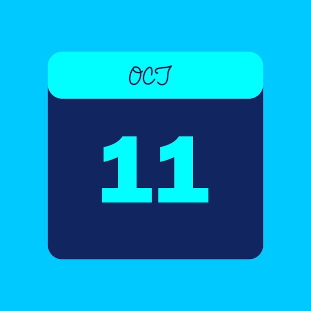 Mes de octubre de 2024 Calendario Editable