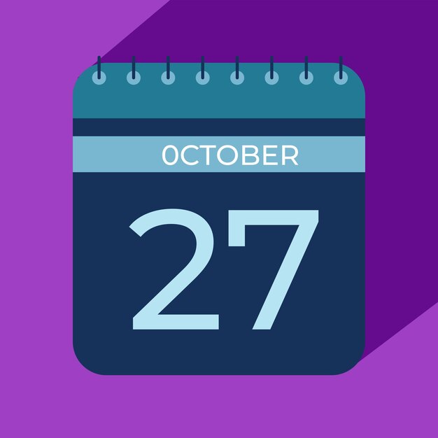 Mes de octubre Calendarios de nuevo estilo 2025