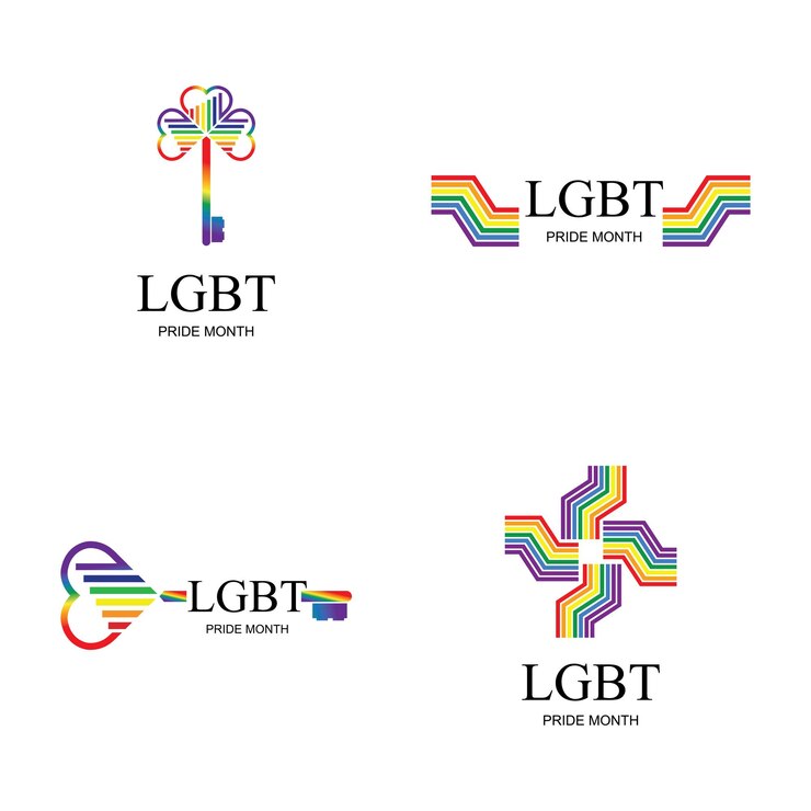 Vector mes del orgullo lgbt celebrado anualmente lgbt derechos humanos y tolerancia ilustración