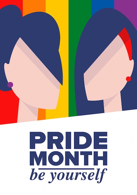Mes del Orgullo LGBT en junio Bandera LGBT Lesbiana Gay Bisexual Transgénero Pósters de amor de arco iris