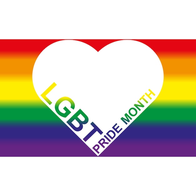 Mes del orgullo lgbt en junio lesbianas gays bisexuales transgénero celebrado anualmente lgbt