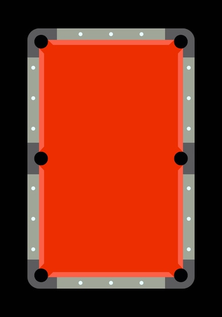 Mesa de billar vectorial 8