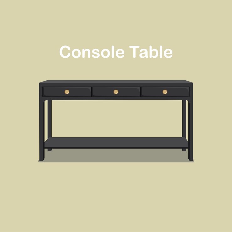 Vector mesa de consola