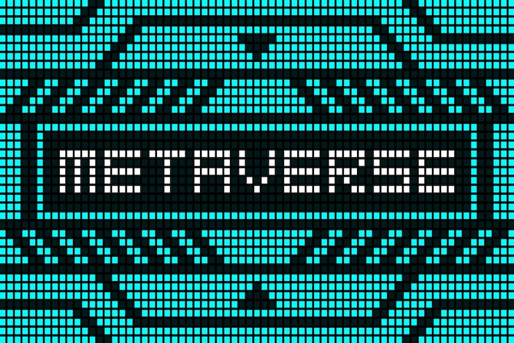 Vector metaverso resumen tecnología hud futuro diseño de fondo