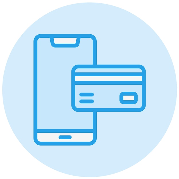 Método de pago Ilustración del diseño del icono vectorial