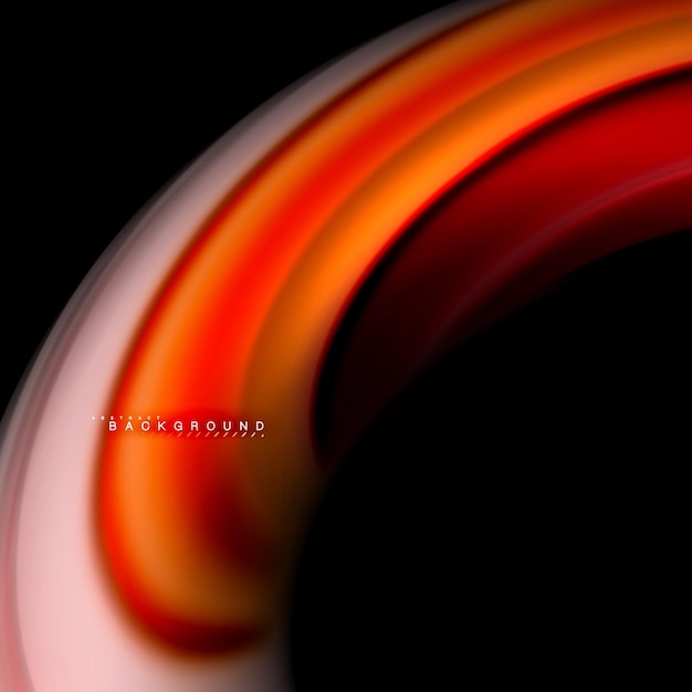 Mezcla de fluidos colores onda vectorial diseño de fondo abstracto ondas de malla coloridas