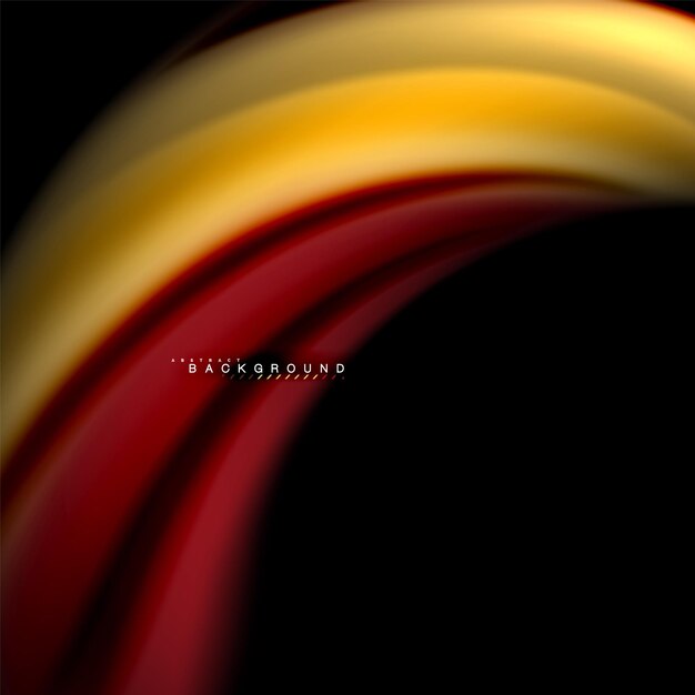 Mezcla de fluidos colores onda vectorial diseño de fondo abstracto ondas de malla coloridas
