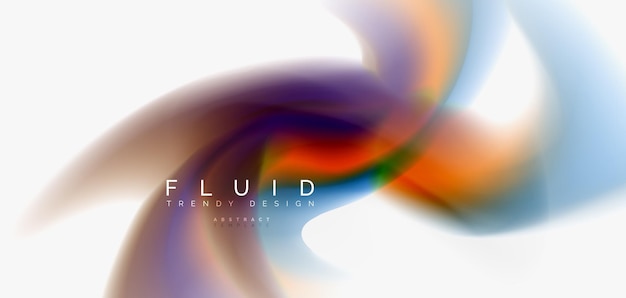 Mezcla de flujo de color líquido fondo abstracto plantilla de diseño abstracto de moda para presentación de negocios o tecnología cartel de Internet o papel tapiz de portada de folleto web