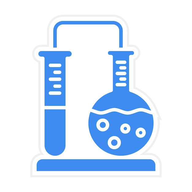 Mezcla imagen vectorial de icono químico Se puede usar para química