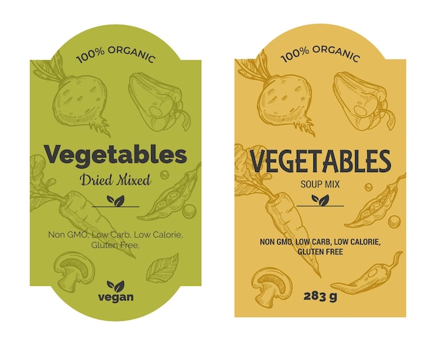 Mezcla seca de vegetales para cocinar sopas y ensaladas