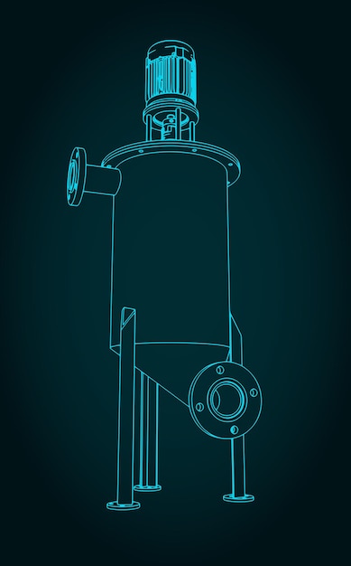 Mezclador de tanques industriales