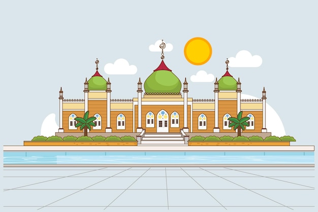 Mezquita Central de Pattani, las mezquitas más grandes y hermosas de Tailandia