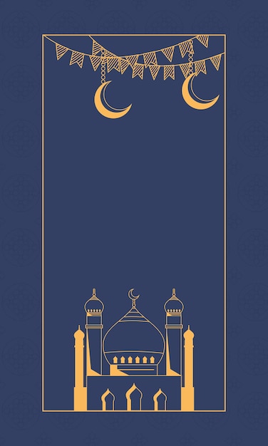 Mezquita dorada y lunas