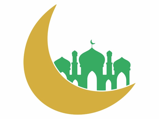 La mezquita islámica de Eid Al Adha