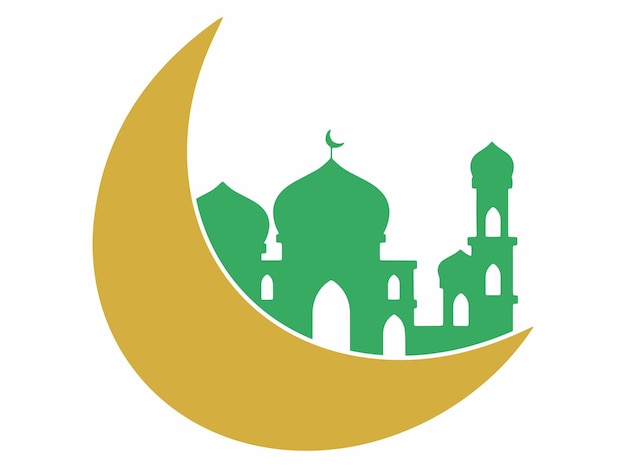La mezquita islámica de Ramadán Mubarak