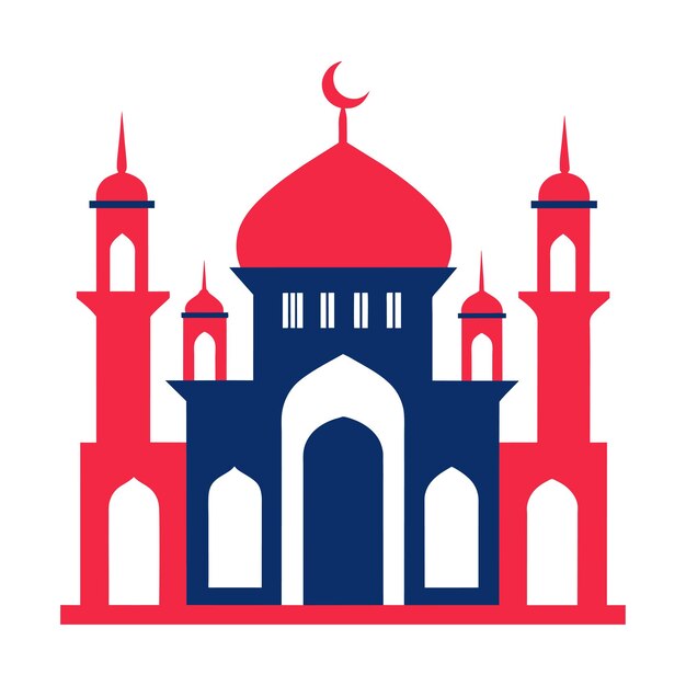 Mezquita Vector Eid Mubarak Mezquita