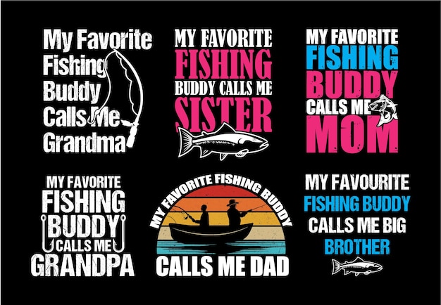 Mi compañero de pesca favorito me llama papá camiseta diseño paquete pesca camiseta citas sobre pesca