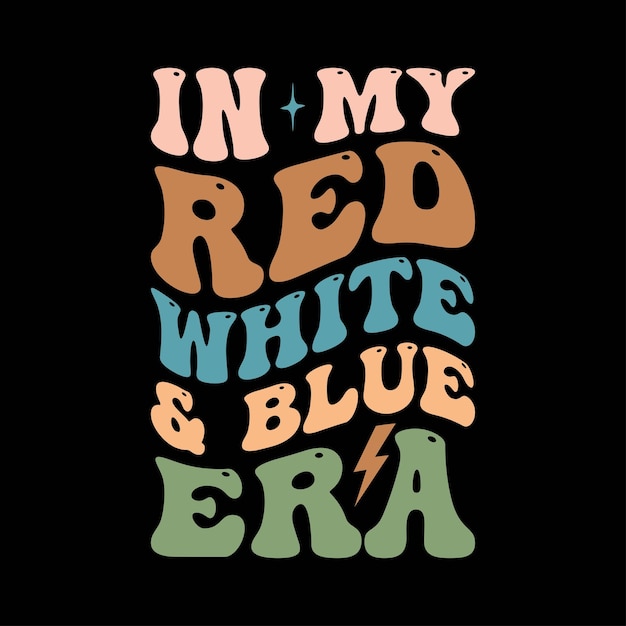 En mi era roja, blanca y azul