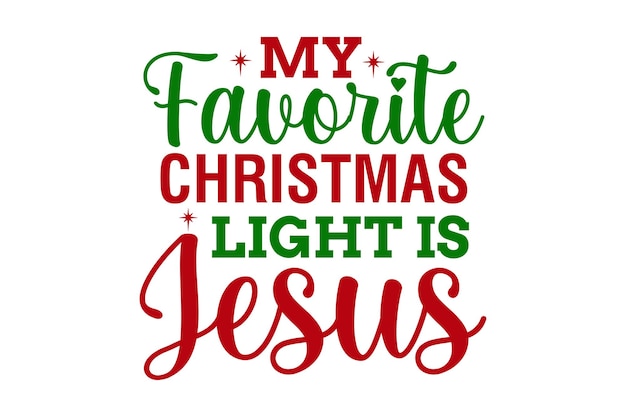 Mi luz navideña favorita es Jesús
