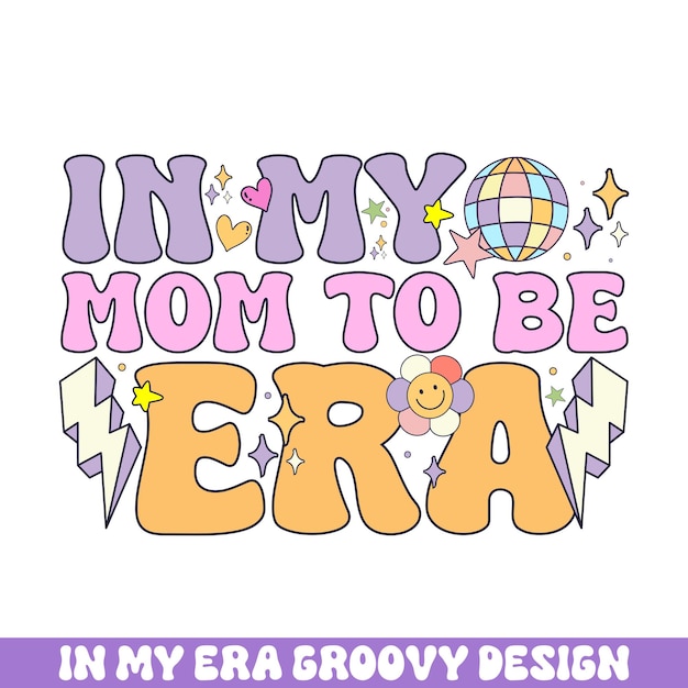 En mi madre para ser era diseños retro groovy