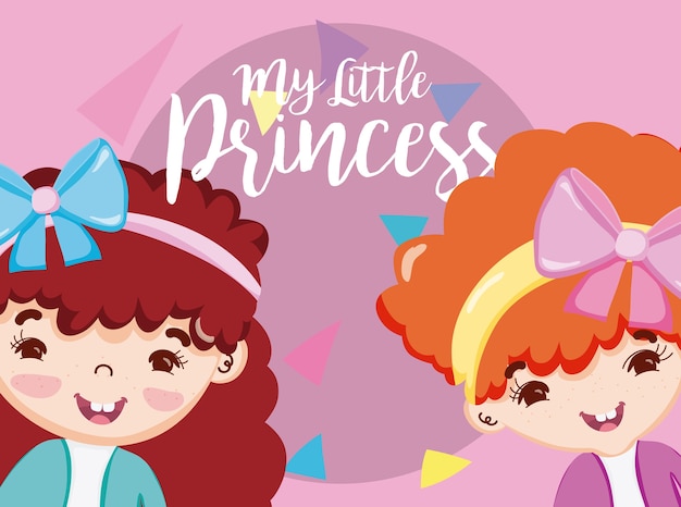 Vector mi pequeña princesa