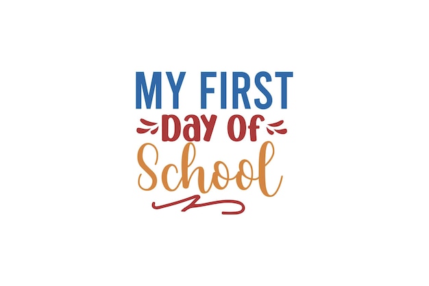 Mi primer día de escuela