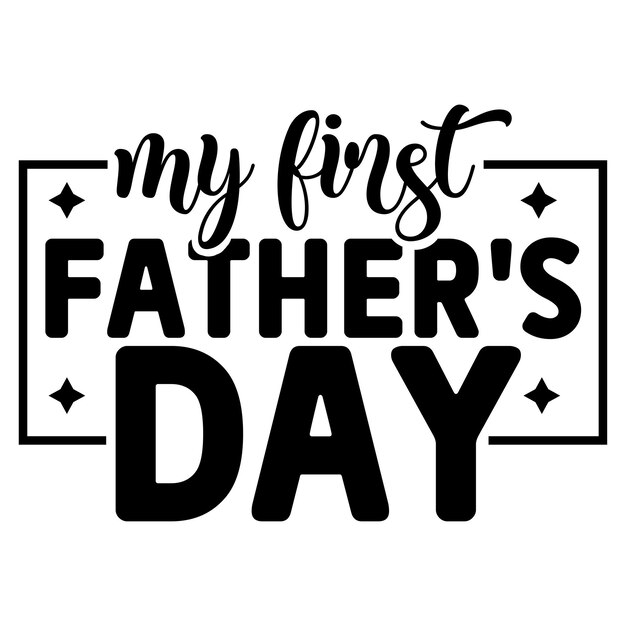 Mi primer día del padre SVG